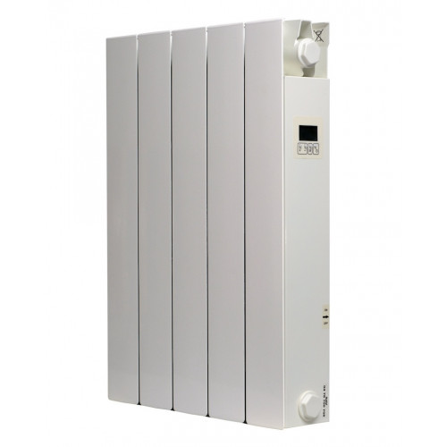 Radiateur électrique vertical à inertie sèche – Caraïbes gris - 1000 W - 10 m² - UNIV'R CHAUFFAGE