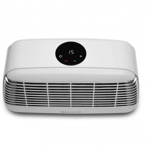 Radiateur soufflant mobile céramique – THOMSON Vintage blanc – 1500W – avec télécommande - Thomson