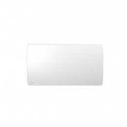 Radiateur électrique à inertie sèche - Indigo blanc - 1500 W - format horizontal compact de marque Noirot, référence: B9075600
