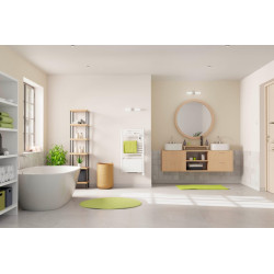 Sèche-serviettes électrique soufflant connecté – Actibain Connect blanc – 1500 W – 50 x 101,1 cm - Noirot