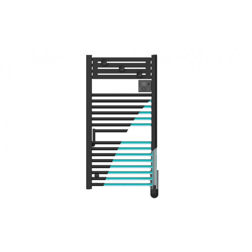Sèche-serviettes électrique connecté – Actibain Connect noir – 500 W – 50 x 101,1 cm - Noirot