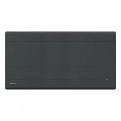 Radiateur électrique double corps de chauffe – Radiasoft 2 gris – 2000 W – horizontal connecté de marque Noirot, référence: B9078100