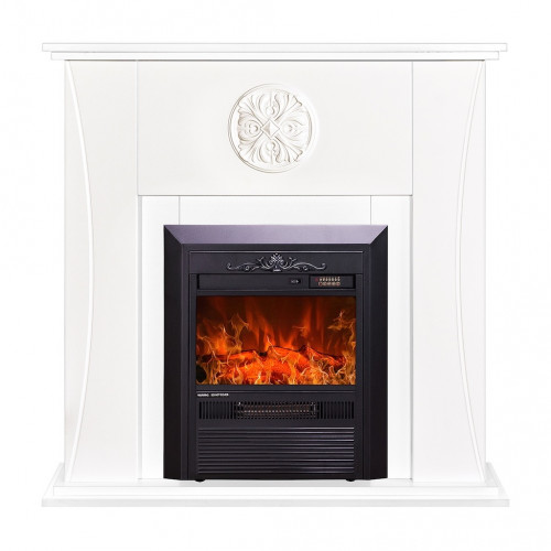 Cheminée électrique – Benedict & Cristina – 2000 W – Flamme LED – Blanc - ArtFlame