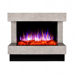 Cheminée électrique – Glow & Haiti 33 – 1500 W – Multicolore – Gris foncé de marque ArtFlame, référence: B9079700