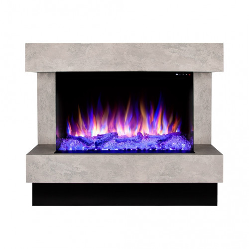 Cheminée électrique – Glow & Haiti 33 – 1500 W – Multicolore – Gris foncé - ArtFlame