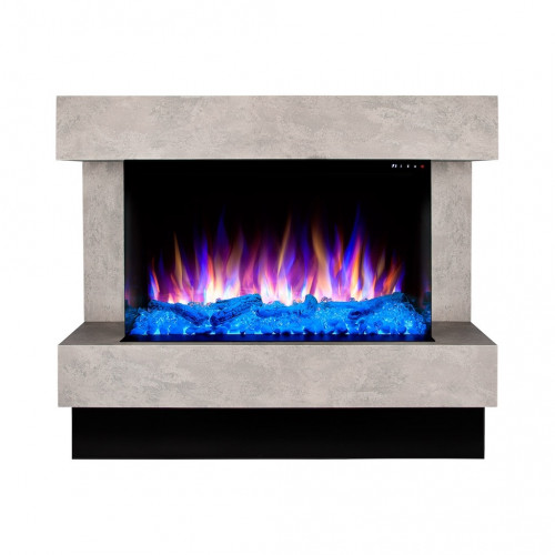 Cheminée électrique – Glow & Haiti 33 – 1500 W – Multicolore – Gris foncé - ArtFlame