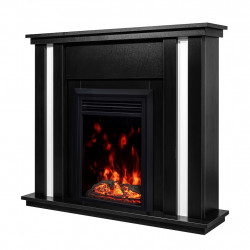 Cheminée électrique – Gustavo & Cris – 1500 W – Multicolore – Noir - ArtFlame