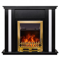 Cheminée électrique – Gustavo & Galileo Gold – 2000 W – Effet flamme & chauffage de marque ArtFlame, référence: B9080000