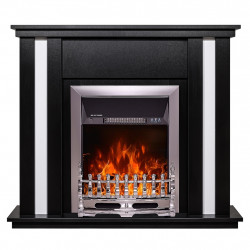 Cheminée électrique – Gustavo & Galileo Silver – 2000 W – Flamme réglable – Thermostat de marque ArtFlame, référence: B9080100