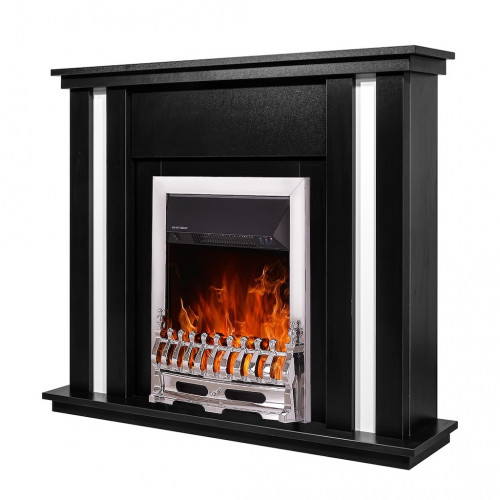 Cheminée électrique – Gustavo & Galileo Silver – 2000 W – Flamme réglable – Thermostat - ArtFlame