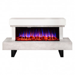 Cheminée électrique – Monro & Dalas – 1500 W – 30 flammes – Thermostat – Télécommande de marque ArtFlame, référence: B9080600