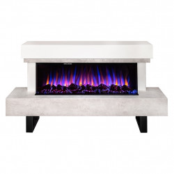 Cheminée électrique – Monro & Dalas – 1500 W – 30 flammes – Thermostat – Télécommande - ArtFlame