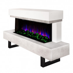Cheminée électrique – Monro & Dalas – 1500 W – 30 flammes – Thermostat – Télécommande - ArtFlame