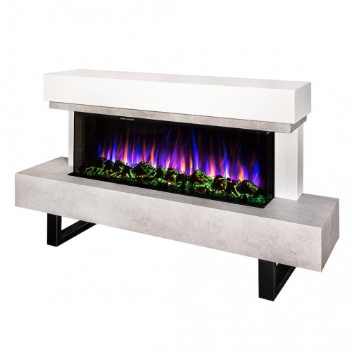 Cheminée électrique – Monro & Dalas – 1500 W – 30 flammes – Thermostat – Télécommande - ArtFlame