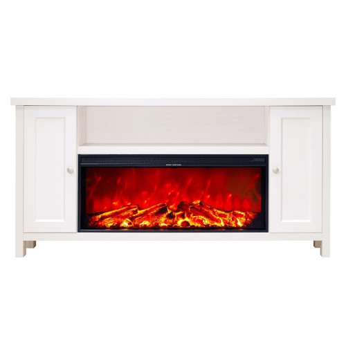 Cheminée électrique – Mozart & Tasmania – 1500W – Étagères de rangement – Télécommande - ArtFlame