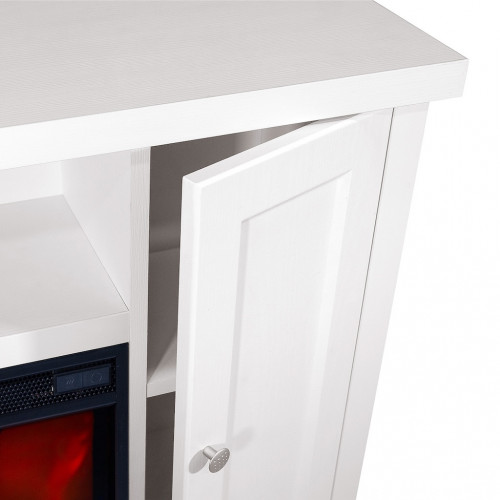 Cheminée électrique – Mozart & Tasmania – 1500W – Étagères de rangement – Télécommande - ArtFlame