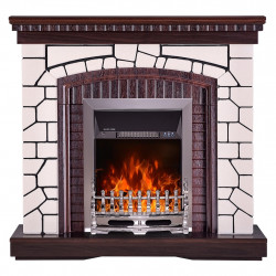 Cheminée électrique – Natali & Galileo Silver – 2000W – Écran LED – Télécommande de marque ArtFlame, référence: B9081100