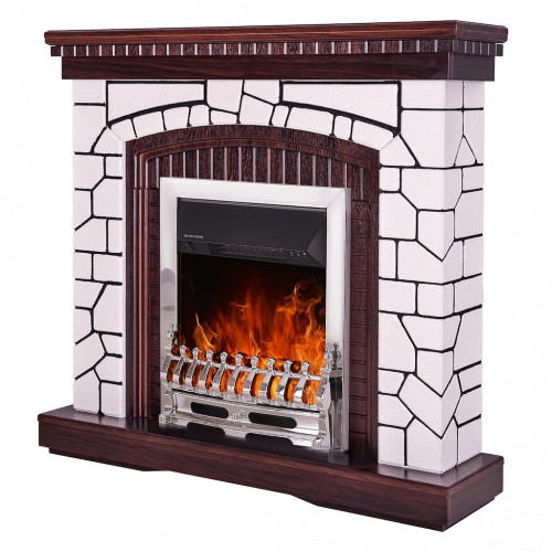 Cheminée électrique – Natali & Galileo Silver – 2000W – Écran LED – Télécommande - ArtFlame