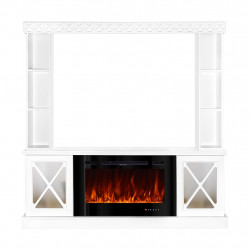 Cheminée électrique – Sorrento Plus & Adeli – 1500W – Blanc de marque ArtFlame, référence: B9081800