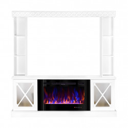 Cheminée électrique – Sorrento Plus & Adeli – 1500W – Blanc - ArtFlame