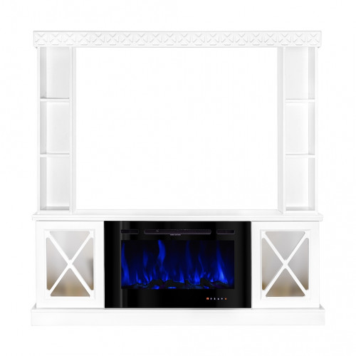 Cheminée électrique – Sorrento Plus & Adeli – 1500W – Blanc - ArtFlame