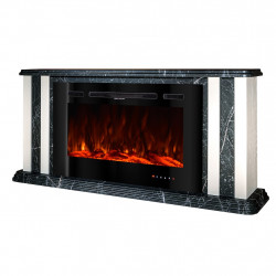 Cheminée électrique – Tatler & Adeli – 1500W – Flamme 3 couleurs - ArtFlame