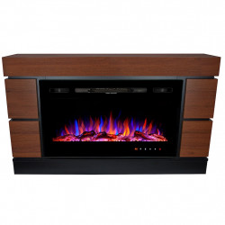 Cheminée électrique – Harmony & Adeli – 1500W – Flamme LED 3 couleurs – Wenge de marque ArtFlame, référence: B9082400