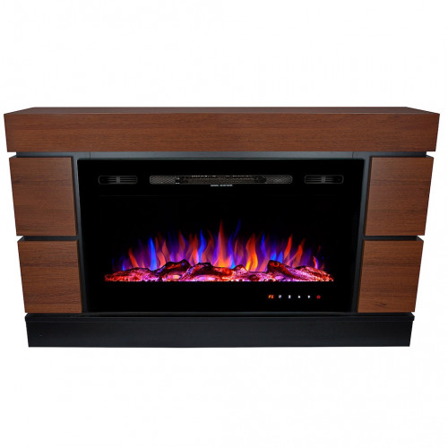 Cheminée électrique – Harmony & Adeli – 1500W – Flamme LED 3 couleurs – Wenge - ArtFlame