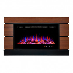 Cheminée électrique – Harmony & Adeli – 1500W – Flamme LED 3 couleurs – Wenge - ArtFlame