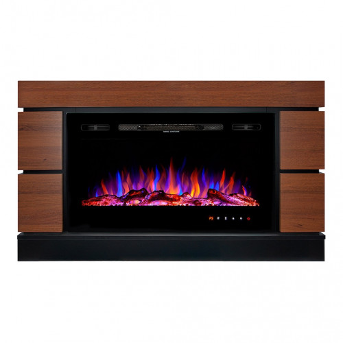 Cheminée électrique – Harmony & Adeli – 1500W – Flamme LED 3 couleurs – Wenge - ArtFlame