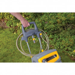 Dévidoir automatique mobile Auto Reel – 30 m + 5 m – avec lance 3 en 1 - HOZELOCK