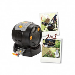Composteur rotatif EasyMix 2en1 – tambour amovible – récupération jus de compost de marque HOZELOCK, référence: J9083400