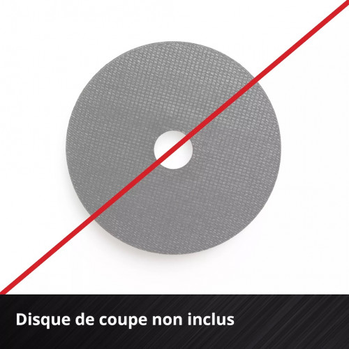 Meuleuse d’angle sans fil – TE-AG 18/125-2 Li (1 x 4,0 Ah) – 18V – Ø125 mm - EINHELL