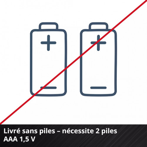Télémètre laser TC-LD 60 R – Portée 60 m – ±2 mm/m – Fonctions Pythagore et repérage – Mémoire 20 mesures - EINHELL 