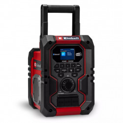Radio de chantier sans fil – DAB+ / FM / Bluetooth – 2 haut-parleurs stéréo – Écran TFT couleur – Alimentation sur batterie ou s de marque EINHELL , référence: B9089300
