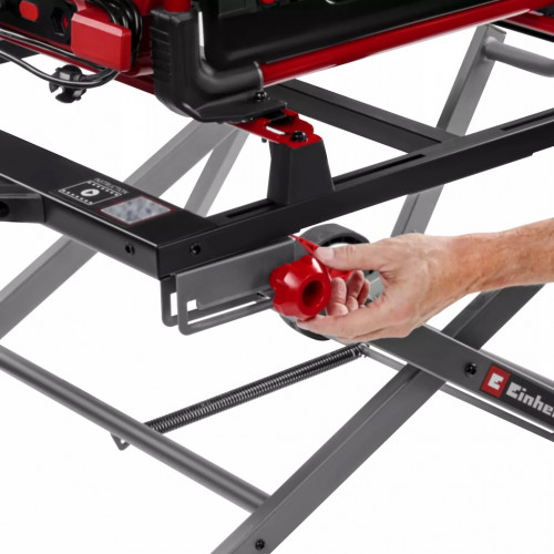 Support pour scie circulaire – E-Stand TSS – Acier – Hauteur réglable 57 à 62 cm – Charge max. 200 kg – Repliable – Roulettes in - EINHELL 