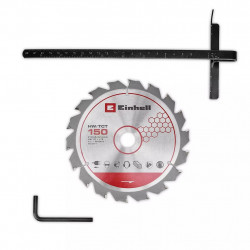 Scie circulaire portative sans fil – TE-CS 18/150-2 Li – Ø 150 mm – 18 V – Profondeur 49 mm – LED – Raccord aspirateur - EINHELL 
