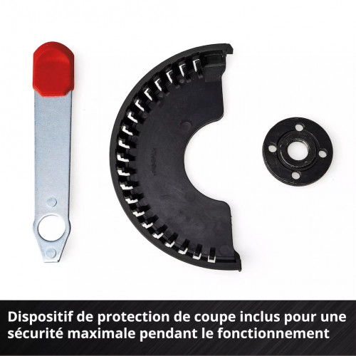 Meuleuse d’angle sans fil – TE-AG 18/125-2 Li – Ø 125 mm – 18 V – 8 500 tr/min – Solo – Profondeur 33 mm – Poignée 2 positions - EINHELL 