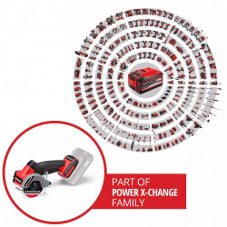 Disqueuse sans fil compacte – TP-CO 18/76-C Li BL – Ø 76 mm – 18 V – Brushless – Solo – Profondeur 16 mm – 20 000 tr/min - EINHELL 