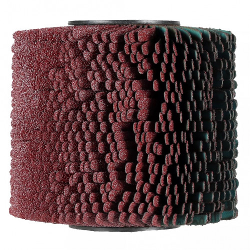 Brosse à bandes abrasives – 120 x 100 mm – Grain 80 – Compatible TP-BR 18/32 Li BL - EINHELL 