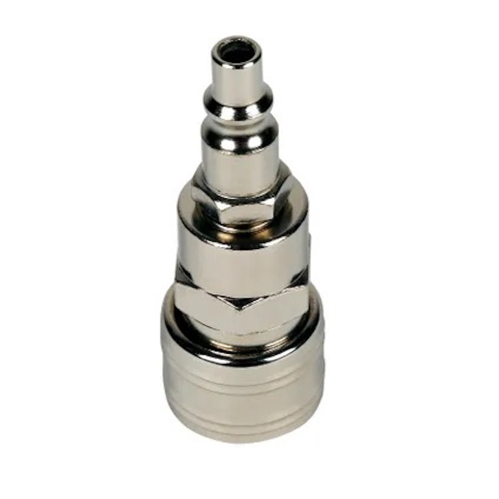 Adaptateur de raccord pneumatique – Orion vers Euro - laiton/métal chromé