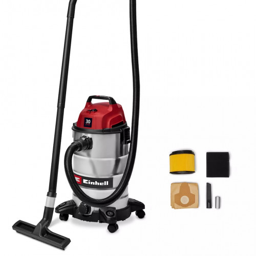 Aspirateur eaux et poussières TC-VC 3055 S – 30 L – 950 W – cuve inox - EINHELL 