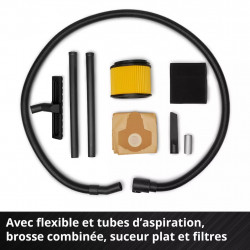 Aspirateur eaux et poussières TC-VC 3055 S – 30 L – 950 W – cuve inox - EINHELL 