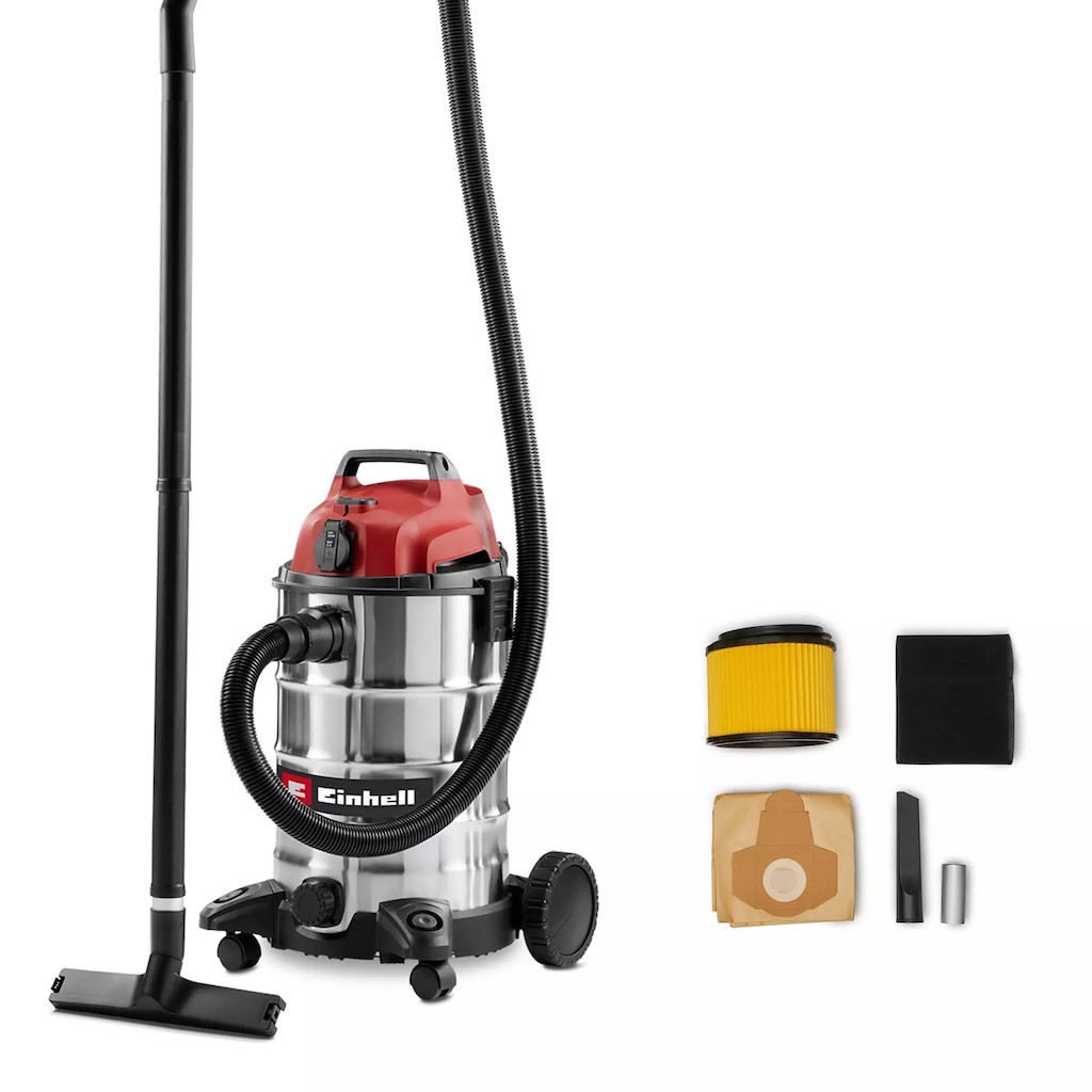 Einhell Aspirateur eau et poussière TC VC 3055 SA cuve de 30 capacité d’aspiration de 190 mbar Livré avec Accessoires - vue 5