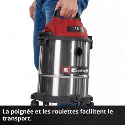 Aspirateur eau et poussières - TC-VC 1540 S - EINHELL 