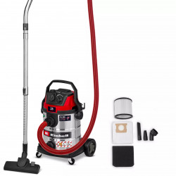 Aspirateur eau et poussières – TE-VC 2580 SACL – 1100 W – Cuve inox 25 L – Filtre HEPA – Classe L de marque EINHELL , référence: J9088500