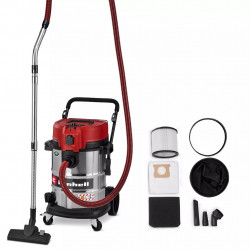 Aspirateur eau et poussières – 50 L – 230 mbar – 1 300 W – Filtre HEPA – Classe L – Cuve inox de marque EINHELL , référence: J9088800