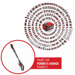 Sécateur sans fil professionnel – Moteur sans charbon – Coupe jusqu’à 35 mm – Télescopique 3 m – Lames Bypass – Poignée Softgrip - EINHELL