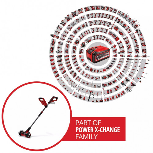 Nettoyeur de joints sans fil – GE-CC 18/110 Li E-Solo – 18 V – Variateur électronique – Capot de protection – Manche télescopiqu - EINHELL 