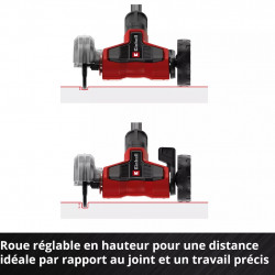 Nettoyeur de joints sans fil – GE-CC 18/110 Li E-Solo – 18 V – Variateur électronique – Capot de protection – Manche télescopiqu - EINHELL 